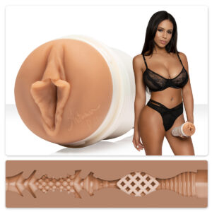 Autumn Falls Fleshlight – model met product, vooraanzicht en interne structuur
